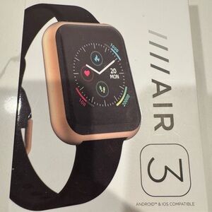*NEW* iTouch Air 3 Smart watch Fitness Tracker, Black / Rose Gold